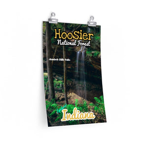 Hoosier National Forest Hemlock Cliffs Falls Poster