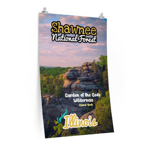 Shawnee National Forest Garden of The Gods Wilderness Camel Rock Poster