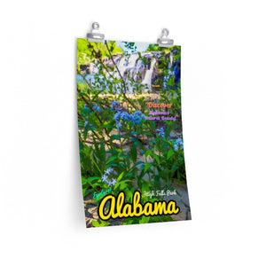 High Falls Park Discover Alabama Poster