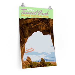 Arches National Park Tunnel Arch Poster