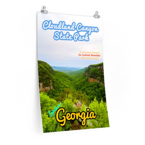Cloudland Canyon State Park Overlook Poster