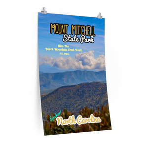 Mount Mitchell State Park Black Mountain Crest Trail Poster