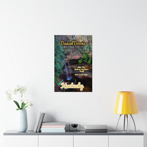 Daniel Boone National Forest Bear Creek Falls Poster