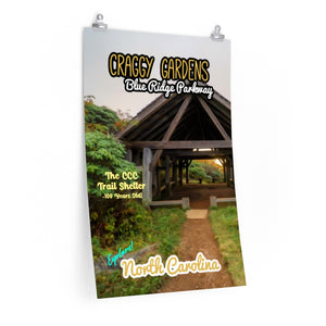 Craggy Gardens Trail Shelter Poster