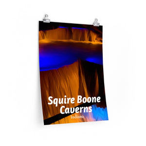 Squire Boone Caverns Rimstone Dams Poster