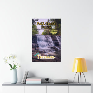 Fall Creek Falls State Park Cane Creek Cascades Poster
